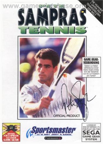 Cover Pete Sampras Tennis for Game Gear